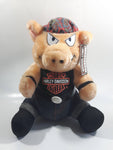 1993 Harley Davidson Motor Cycles 10" Tall Pig in Biker Clothing Stuffed Animal Plush Plushy with Tags