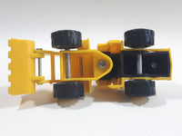 1990 Tonka Front End Loader Yellow Plastic Die Cast Toy Car Construction Equipment Vehicle