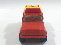 Vintage 1978 Tonka Pickup Truck Fire Fighting Red Pressed Steel Die Cast Toy Car Construction Equipment Vehicle - Made in Mexico