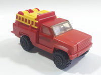 Vintage 1978 Tonka Pickup Truck Fire Fighting Red Pressed Steel Die Cast Toy Car Construction Equipment Vehicle - Made in Mexico