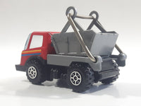 Vintage KY (Kai Yip) Steel Roder Bin Dumper Truck Red Plastic and Pressed Steel Die Cast Toy Car Vehicle
