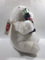 1997 Play By Play Coca Cola Polar Bear Holding Bottle Stuffed Animal Plush with Tags
