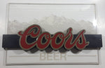 Coors Beer Mountain Themed Clear Acrylic Backing Wall Sign 11 1/2" x 18"