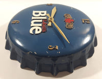 Rare Vintage Style Labatt's Blue 3D Bottle Cap Shaped Clock