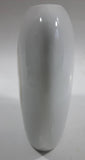 Pink Flowers 4 3/8" Tall White Porcelain Narrow Bud Vase Made in Japan