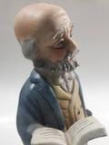 Himark Giftware Professor Lecturer Man Holding an Open Book Porcelain Figurine