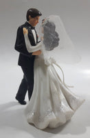 Bride Groom Dancing Couple Wedding Cake Topper 5 3/4" Tall Figure