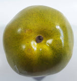 Large 5 1/2" Tall Green Plastic Apple