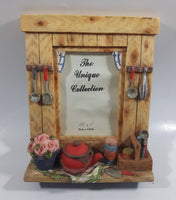 The Unique Collection Kitchen Themed 6" x 7 1/4" Resin Picture Photo Frame