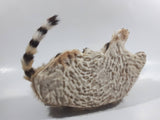 Vintage Animal Hair Tiger with Five Cubs Bobblehead Decorative Figure