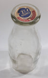 2% Homo 10" Tall Glass Milk Bottle with Cap
