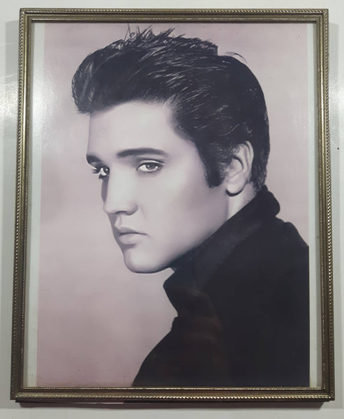 Elvis Presley Metal Framed Picture 8" x 10 1/4"