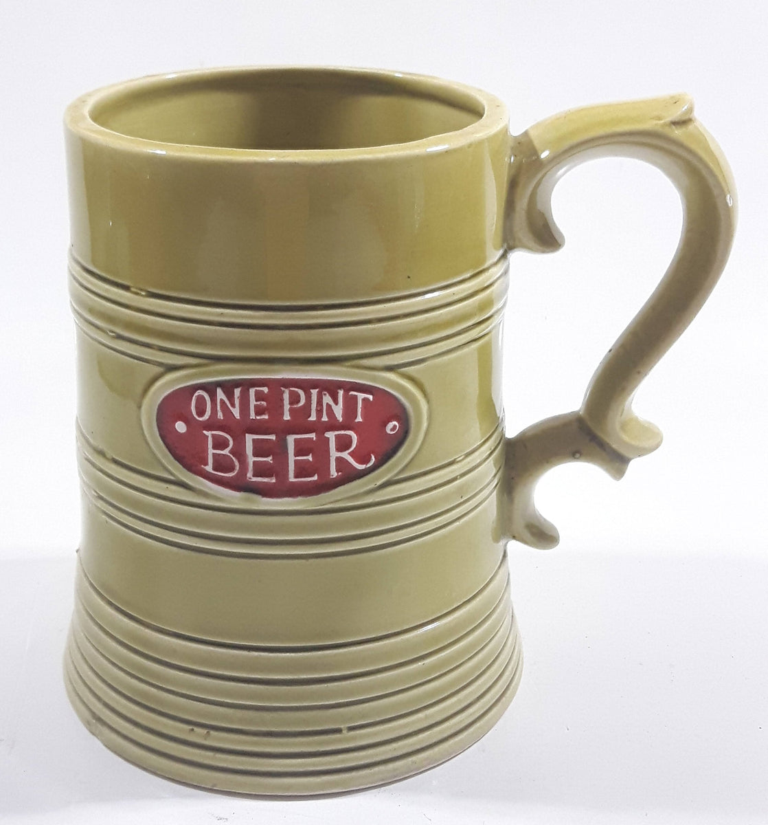 Vintage One Pint Beer Green Ceramic Beer Stein Made in Japan – Treasure ...