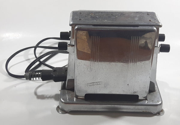 Vintage Toastess Chrome Flapper Flip Open Toaster Electric