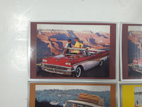 1990 Out Of The West Automobile Travel Themed Paper Post Cards #1048, #1051, #1056