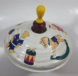 Vintage 1987 Mothercare UK Limited LBZ Germany Tin Spinning Top Toy Carousel