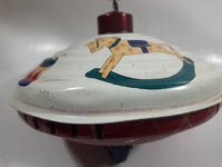 Vintage 1987 Mothercare UK Limited LBZ Germany Tin Spinning Top Toy Carousel