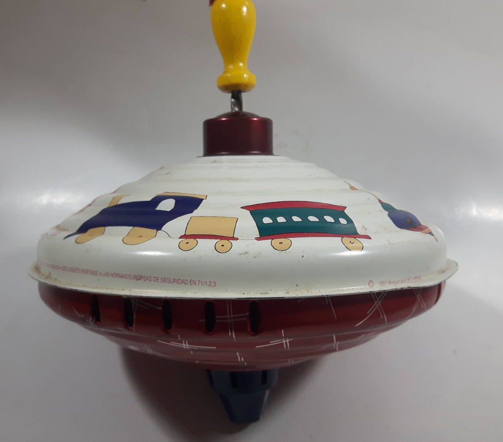 Vintage 1987 Mothercare UK Limited LBZ Germany Tin Spinning Top Toy Ca ...