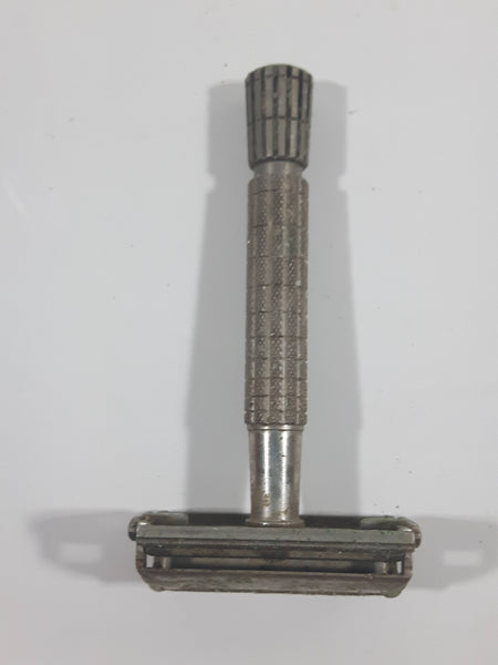 Vintage Face Shaver Razor Etched Pattern Metal Handle – Treasure Valley ...
