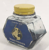 Vintage Waterman's Washable Blue Ink Glass Jar