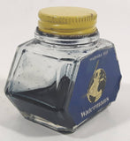 Vintage Waterman's Washable Blue Ink Glass Jar