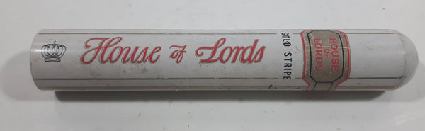 House of Lords Gold Stripe Metal Tube Cigar Holder Container