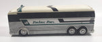 Vintage Jimson No. 220 Peter Pan Bus White Plastic Toy Car Vehicle Coin Bank