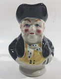Vintage J Bull Toby Style Face Head Hand Painted Ceramic Pottery Figurine Jug Pitcher 5" Tall