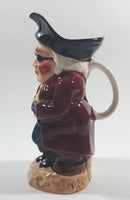 Vintage Burlington Ware Toby Style Pirate Captain Hook Hand Painted Ceramic Pottery Figurine Jug Pitcher 6 3/4" Tall Made in England