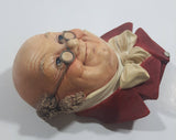 Vintage 1964 Bossons England Mr Pickwick Chalkware 3D Face Head Wall Decor