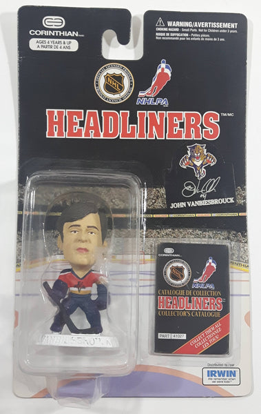 1997 Corinthian Headliners NHL NHLPA Ice Hockey Player Goalie John Vanbiesbrouck Florida Panthers Figure New in Package