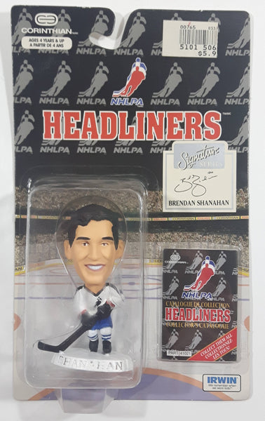1996 Corinthian Headliners Signature Edition NHL NHLPA Ice Hockey Player Brendan Shanahan Figure New in Package White Version