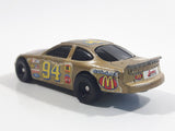 1998 Hot Wheels NASCAR 50th Anniversary #94 Bill Elliot 8/8 Gold Die Cast Toy Race Car Vehicle McDonald's Happy Meal