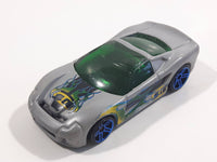 2003 Hot Wheels Heat Fleet 40 Somethin' Matte Grey Die Cast Toy Car Vehicle