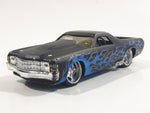 Hot Wheels G Machines '71 El Camino Black 1/50 Scale Die Cast Toy Muscle Car Vehicle with Rubber Tires - Missing the Rear Bumper