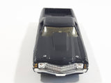 Hot Wheels G Machines '71 El Camino Black 1/50 Scale Die Cast Toy Muscle Car Vehicle with Rubber Tires - Missing the Rear Bumper