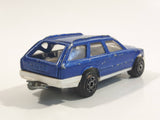 Majorette No. 250 Mercedes 300 TE Station Wagon Blue 1/63 Scale Die Cast Toy Car Vehicle with Opening Rear Hatch Door