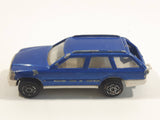 Majorette No. 250 Mercedes 300 TE Station Wagon Blue 1/63 Scale Die Cast Toy Car Vehicle with Opening Rear Hatch Door