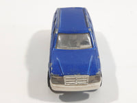 Majorette No. 250 Mercedes 300 TE Station Wagon Blue 1/63 Scale Die Cast Toy Car Vehicle with Opening Rear Hatch Door