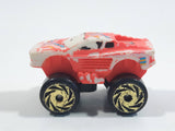 1987 Road Champs 4x4 Ferrari Testarossa Pink Micro Mini Die Cast Toy Car Vehicle