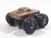 Galoob Micro Machines '64 Corvette Monster Truck Brown Mini Die Cast Toy Car Vehicle