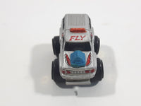 1987 Road Champs Fly Truck Grey Micro Mini Die Cast Toy Car Vehicle
