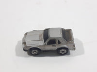 1987 Galoob Micro Machines 1980s Ford Mustang Silver Grey Micro Mini Die Cast Toy Car Vehicle