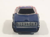 1987 Galoob Micro Machines Dodge Charger Blue Pink Micro Mini Die Cast Toy Car Vehicle