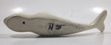 Vintage CN Hudson Bay Tour White Beluga Whale Ceramic Ornament