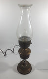 Vintage Kerosene Oil Lamp Plug In Electrical Light Lantern