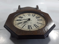 Rensier Wooden Cased Wall Clock