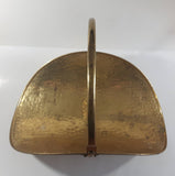 Vintage 20" Brass Claw Foot Fireplace Wood Log Holder