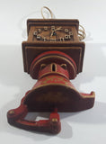 Vintage Spartus Red Water Pump Electric Clock Model 3814 - Needs Repair