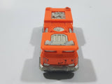 2009 Hot Wheels 5 Alarm Fire Engine Ladder Truck Orange Die Cast Toy Car Emergency Rescue Vehicle - Ladder Busted Off